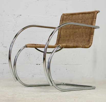 Mr20 Rattan & Tubular Chrome Armchair by Ludwig Mies Van Der Rohe, 1960s-MAO-1287005