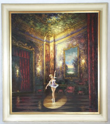 Münnich Heinz, Dancer in the Castle Hall, Oil on Cavas-ZYI-1229146