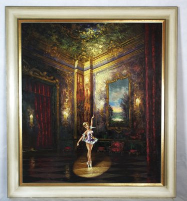 Münnich Heinz, Dancer in the Castle Hall, Oil on Cavas-ZYI-1229146