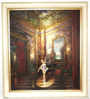 Münnich Heinz, Dancer in the Castle Hall, Oil on Cavas-ZYI-1229146