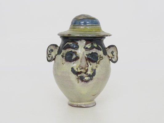 Mug Depicting Man with a Hat in the Style of Charley Farrero-MZP-1755115