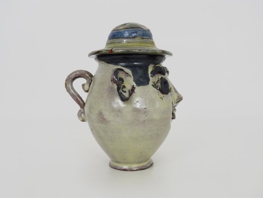 Mug Depicting Man with a Hat in the Style of Charley Farrero-MZP-1755115