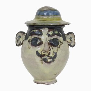 Mug Depicting Man with a Hat in the Style of Charley Farrero-MZP-1755115