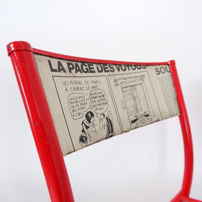 Mullca 510 Revisited Chairs by Charlie Hebdo, Set of 3-NYF-2019041