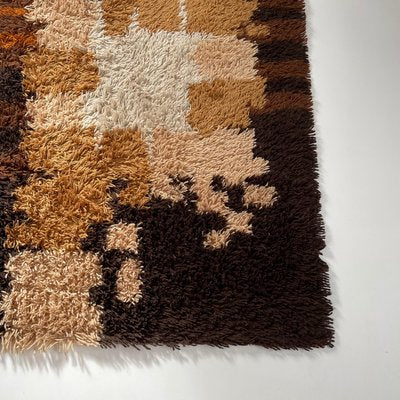 Multi-Color High Pile Rya Rug from Desso, The Netherlands, 1970s-QZ-1064960