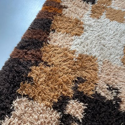 Multi-Color High Pile Rya Rug from Desso, The Netherlands, 1970s-QZ-1064960