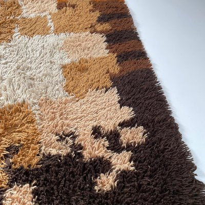 Multi-Color High Pile Rya Rug from Desso, The Netherlands, 1970s-QZ-1064960