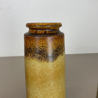 Multi-Color Pottery Fat Lava Vases from Scheurich, Germany, 1970s, Set of 3-QZ-1344878