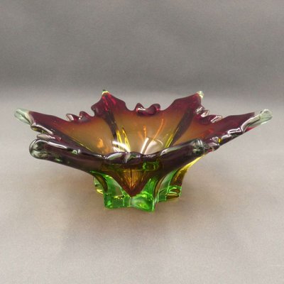 Multi Colored Murano Glass Bowl, Italy-WK-1014958