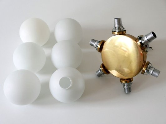 Multi-Globe Sputnik Chandelier by Kaiser Leuchten, Germany 1970s-WPT-843982