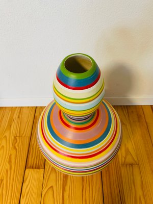 Multicolor Colorful Ceramic Vase by Peter A.C.Brüers-BZB-2031424