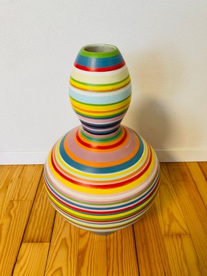 Multicolor Colorful Ceramic Vase by Peter A.C.Brüers-BZB-2031424