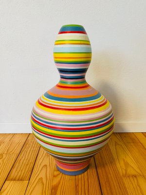 Multicolor Colorful Ceramic Vase by Peter A.C.Brüers-BZB-2031424