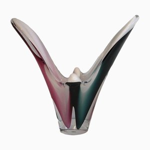 Multicolor Glass Shell by Flygsfors, 1956-BA-1365891