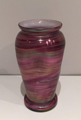 Multicolor Glass Vase in the style of Loetz, 1970s-BA-1365842