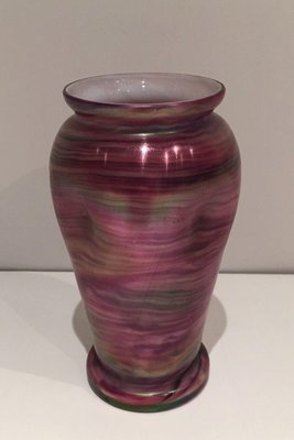 Multicolor Glass Vase in the style of Loetz, 1970s-BA-1365842