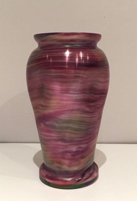 Multicolor Glass Vase in the style of Loetz, 1970s-BA-1365842