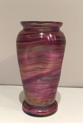 Multicolor Glass Vase in the style of Loetz, 1970s-BA-1365842