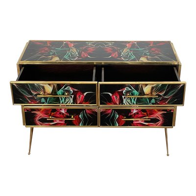 Multicolor Murano Glass Dresser, 1980s-BEW-1773441