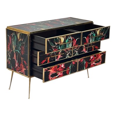 Multicolor Murano Glass Dresser, 1980s-BEW-1773441