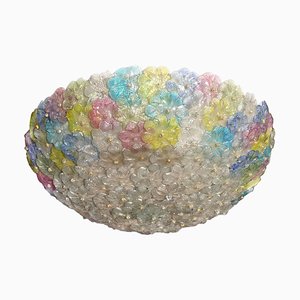 Multicolor Murano Glass Flower Ceiling Light from Barovier & Toso, 1950s-MBH-1032061