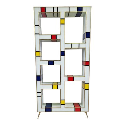 Multicolor Murano Glass Shelf, 1980s-BEW-1792271