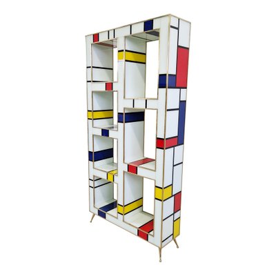 Multicolor Murano Glass Shelf, 1980s-BEW-1792271