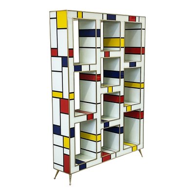 Multicolor Murano Glass Shelf, 1980s-BEW-1792279