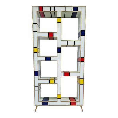 Multicolor Murano Glass Shelf, 1980s-BEW-1792271