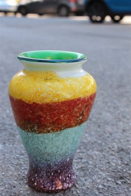 Multicolor Murano Glass Vase from Avem, 1950s-EH-627505