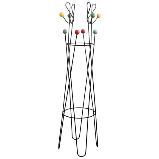 Multicolored Coat Rack by Roger Feraud, 1950s