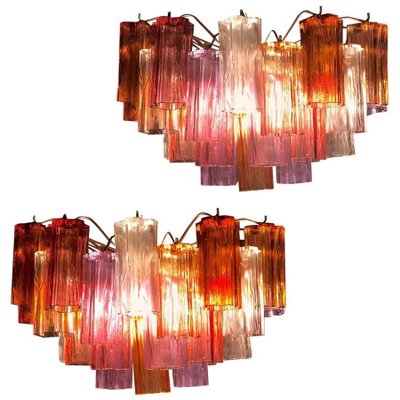 Multicolored Murano Glass Sconces in the Style of Venini, Set of 2-MBH-1032498