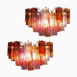 Multicolored Murano Glass Sconces in the Style of Venini, Set of 2-MBH-1032498