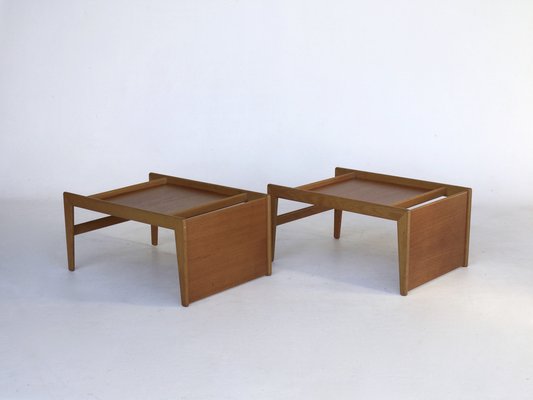 Multifunctional Triva Side Tables by Yngvar Sandström for Nordiska Kompaniet, 1960s, Set of 2-MB-1048043