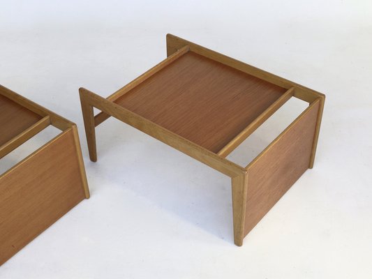 Multifunctional Triva Side Tables by Yngvar Sandström for Nordiska Kompaniet, 1960s, Set of 2-MB-1048043