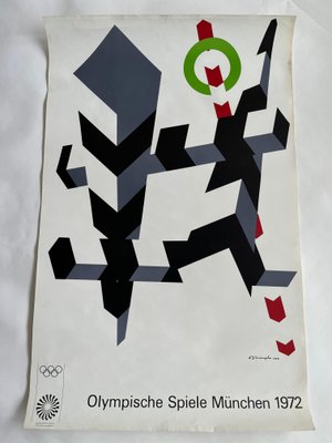 Munich Olympic Games Poster by Allan Darcangelo, 1972-TZ-1373778