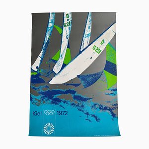 Munich Olympic Games Sejling Skabe Yachting Poster by Otl Aicher, 1972-TZ-1373782