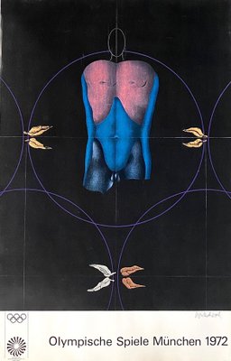 Munich Olympic Poster by Paul Wunderlich, 1972-IEI-1319416