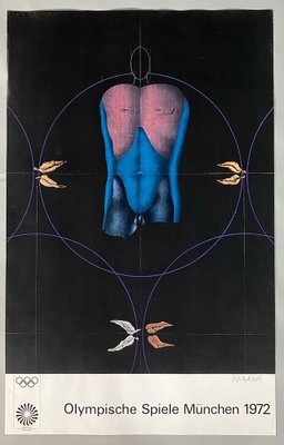 Munich Olympic Poster by Paul Wunderlich, 1972-IEI-1319416