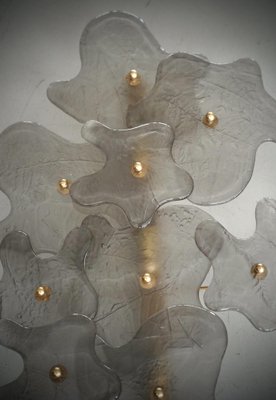 Murano Art Glass and Brass Wall Light, 2000-UH-2043388