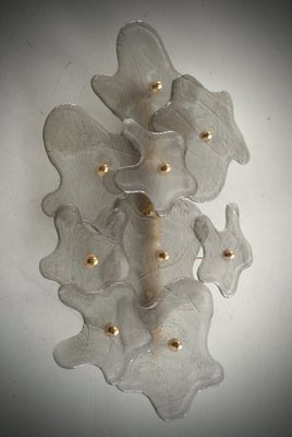 Murano Art Glass and Brass Wall Light, 2000-UH-2043388