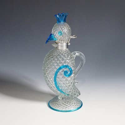 Murano Art Glass Jug by Flavio Poli for Seguso Vetri Darte, 1962-KJP-1149516