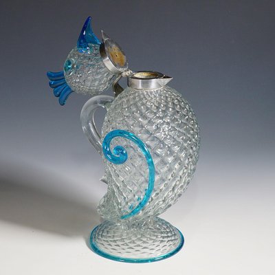 Murano Art Glass Jug by Flavio Poli for Seguso Vetri Darte, 1962-KJP-1149516