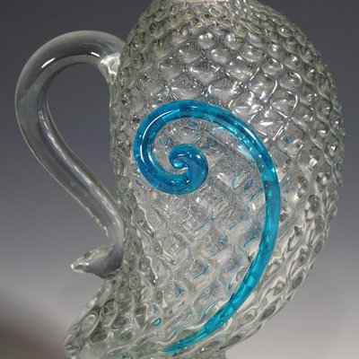 Murano Art Glass Jug by Flavio Poli for Seguso Vetri Darte, 1962-KJP-1149516