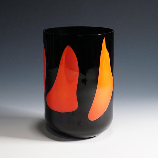 Murano Art Glass Macchia Vase by v. Nason & C, 1990s