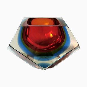 Murano Ashtray in Sommerso Glass in the style of Mandruzzato, 1964-QRS-1812777