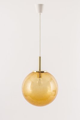 Murano Ball Pendant Light by Doria, Germany, 1970s-UGR-1244753