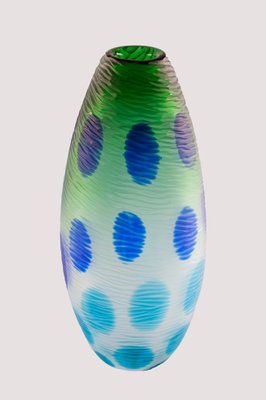 Murano Battuto Vase by Paolo Crepax, Italy-LBS-1438655