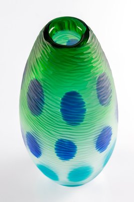 Murano Battuto Vase by Paolo Crepax, Italy-LBS-1438655