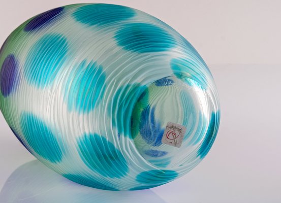 Murano Battuto Vase by Paolo Crepax, Italy-LBS-1438655